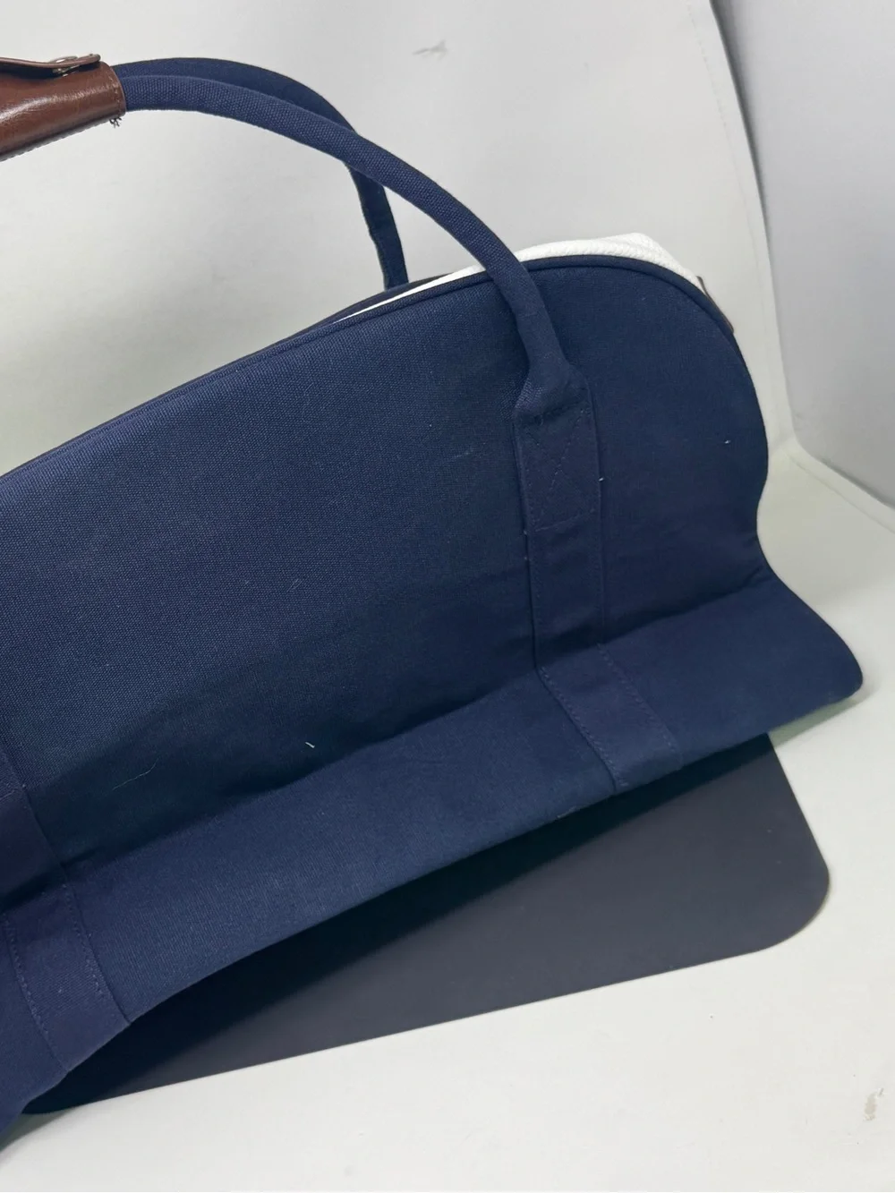 Polo Ralph Lauren Leather and fabric Duffel Bag new